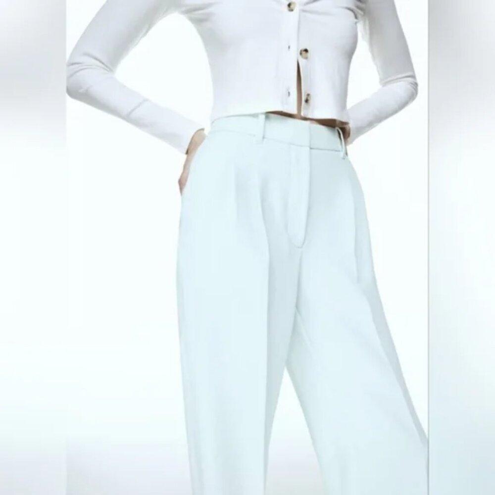 Aritzia Wilfred the Effortless Pants High-waisted Wide-leg sz 2